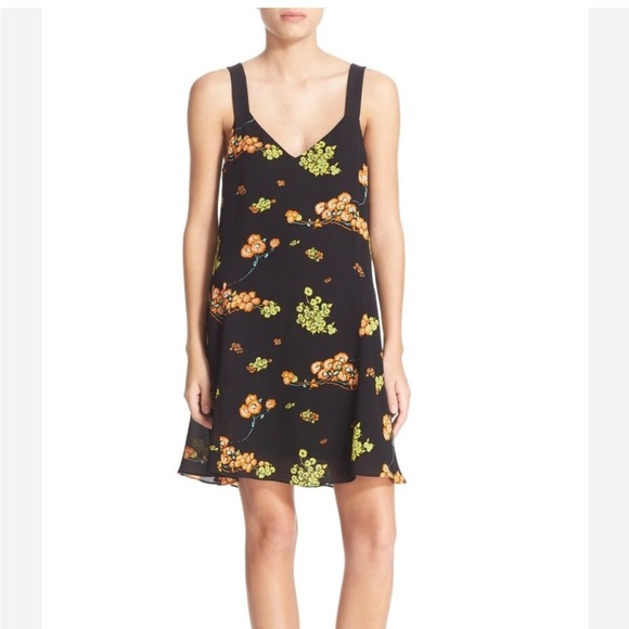 A.L.C Serena Floral Print Silk Dress - Picture 1 of 13